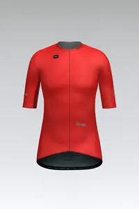 Gobik Stark Fietsshirt Korte Mouwen Rood Dames
