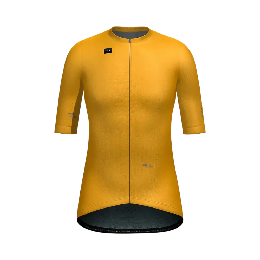 GOBIK Stark Fietsshirt Korte Mouwen Oranje/Grijs Dames
