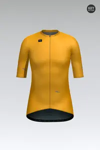 Gobik Stark Fietsshirt Korte Mouwen Oranje Dames