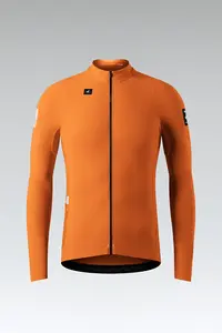 Gobik Pacer Solid 2.0 Fietsshirt Lange Mouwen Oranje Heren
