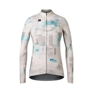 Gobik Hyder Fietsshirt Lange Mouwen Beige Dames