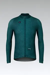 Gobik Hyder Fietsshirt Lange Mouwen Groen Heren