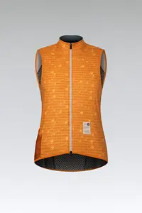 Gobik Plus 2.0 Windvest Oranje Dames