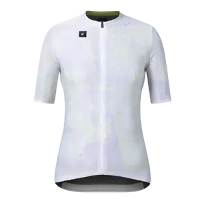 Gobik Attitude 2.0 Fietsshirt Korte Mouwen Wit/Geel Dames