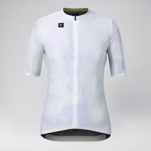 Gobik Attitude 2.0 Fietsshirt Korte Mouwen Wit/Geel Dames