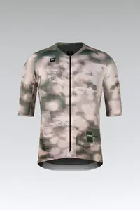 Gobik Reactive Fietsshirt Korte Mouwen Roze/Groen