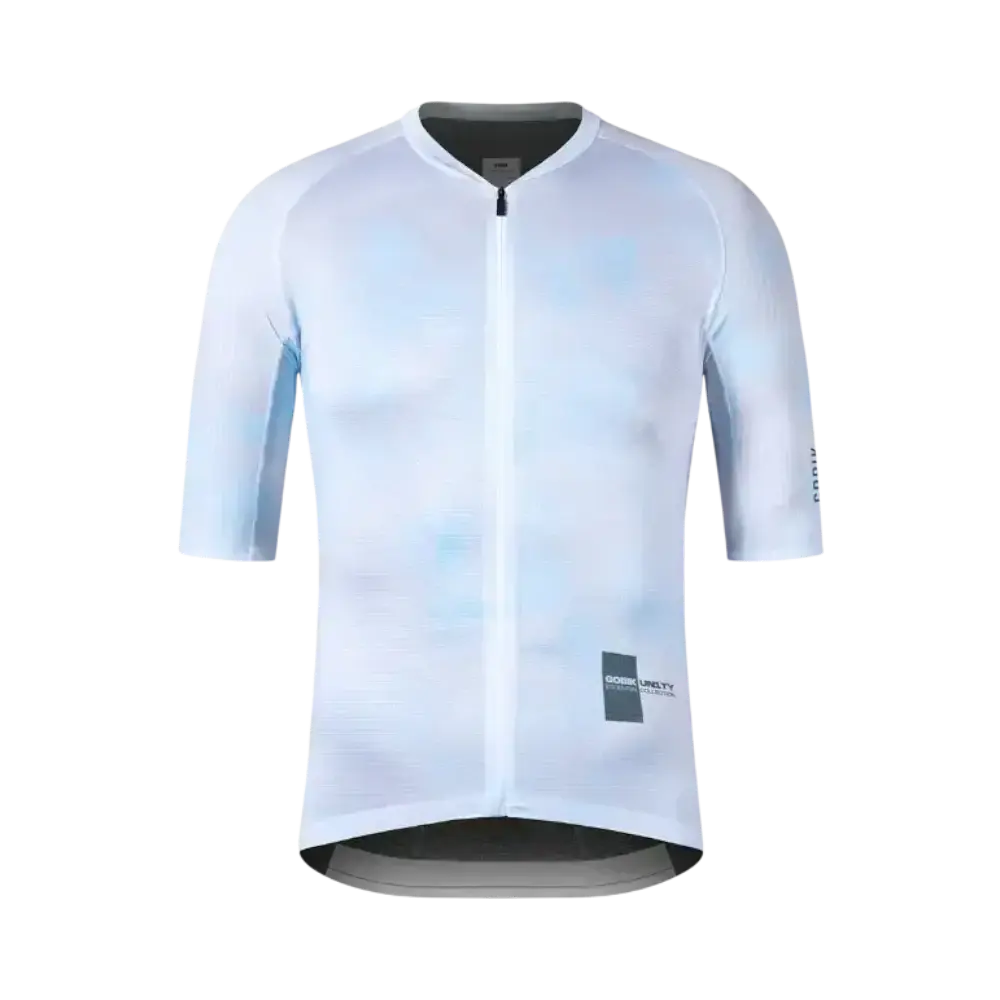 GOBIK Reactive Fietsshirt Korte Mouwen Lichtblauw/Wit
