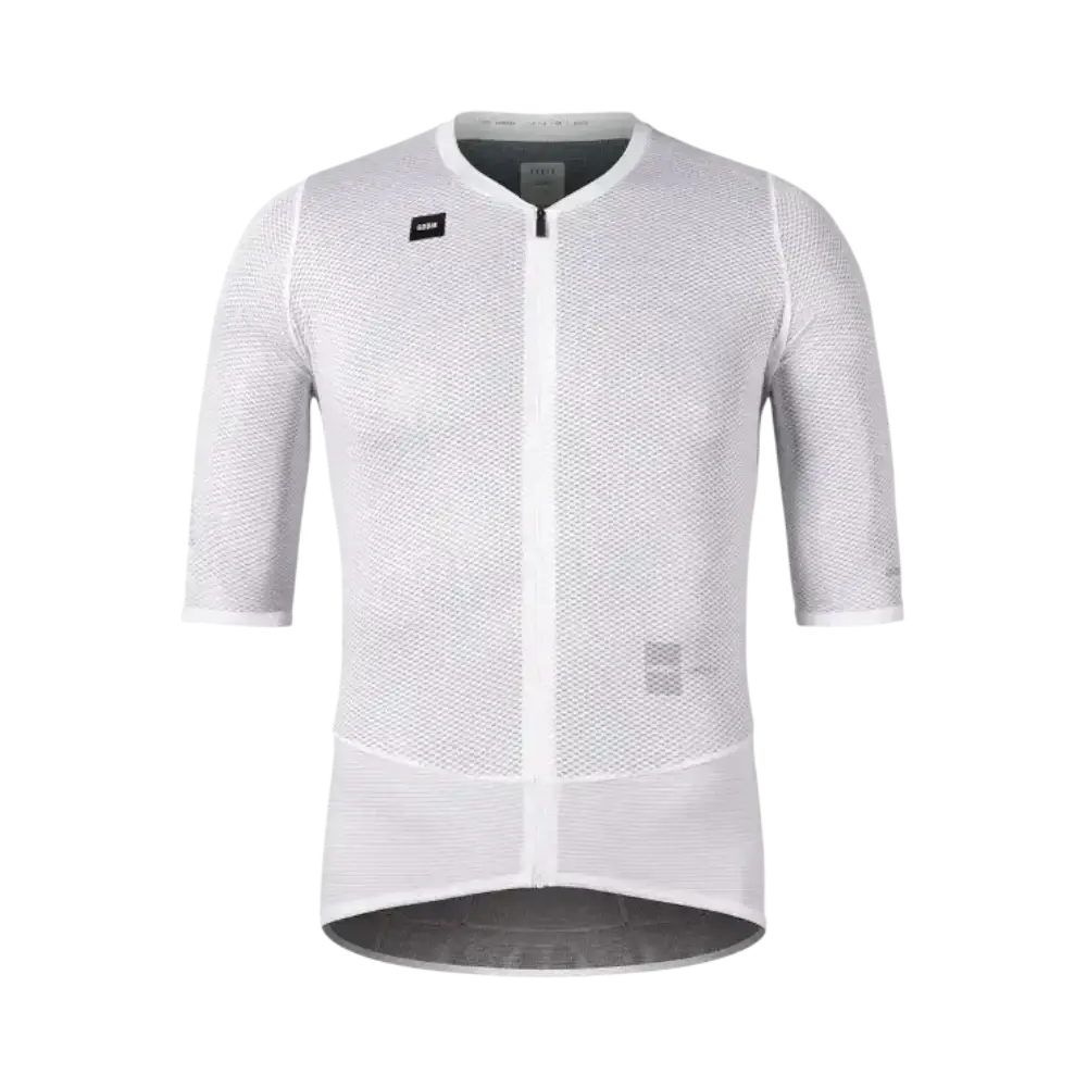 GOBIK Carrera 3.0 Fietsshirt Korte Mouwen Wit