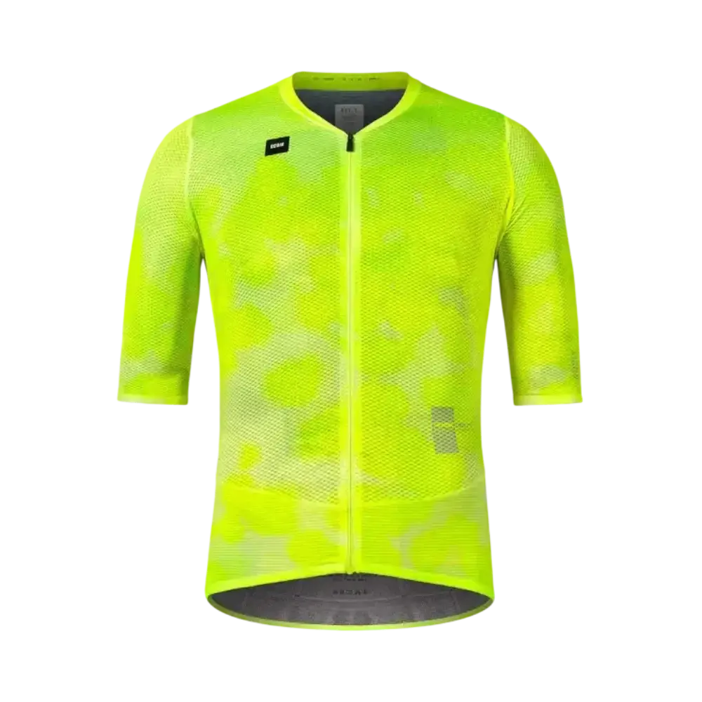 GOBIK Carrera 3.0 Fietsshirt Korte Mouwen Geel