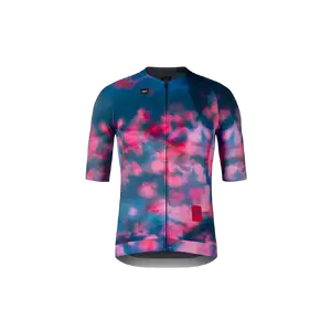 Gobik CX Pro 4.0 Fietsshirt Korte Mouwen Roze/Blauw