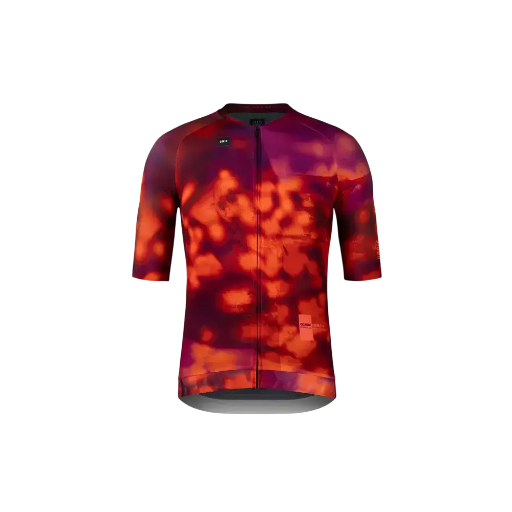 GOBIK CX Pro 4.0 Fietsshirt Korte Mouwen Oranje/Paars