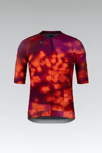 Gobik CX Pro 4.0 Fietsshirt Korte Mouwen Oranje/Paars