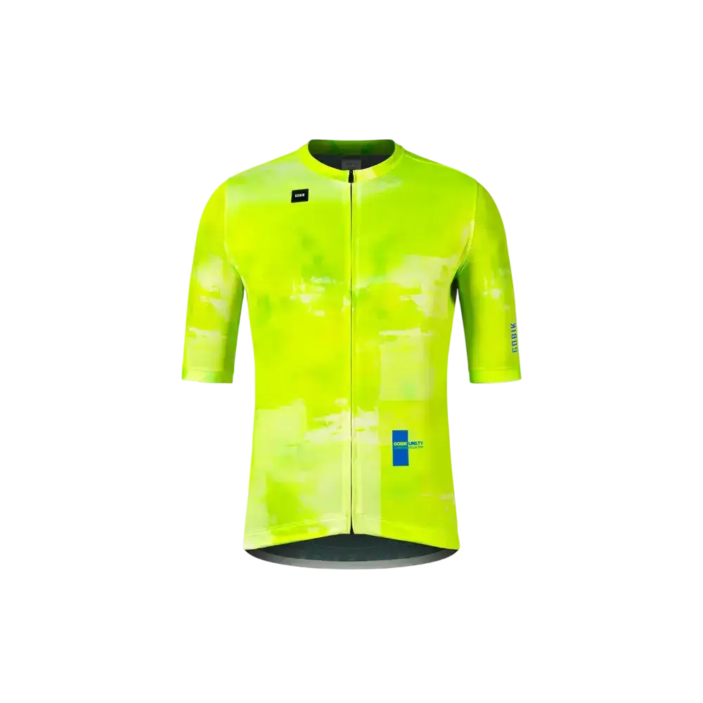 GOBIK Stark Fietsshirt Korte Mouwen Geel Heren