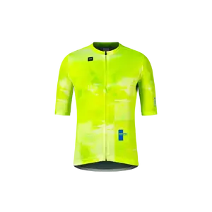 Gobik Stark Fietsshirt Korte Mouwen Geel Heren