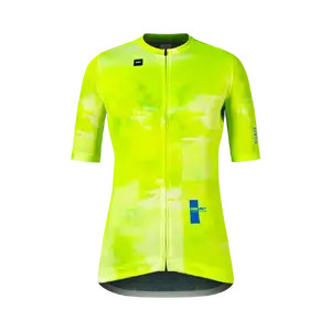 Gobik Stark Fietsshirt Korte Mouwen Geel Dames