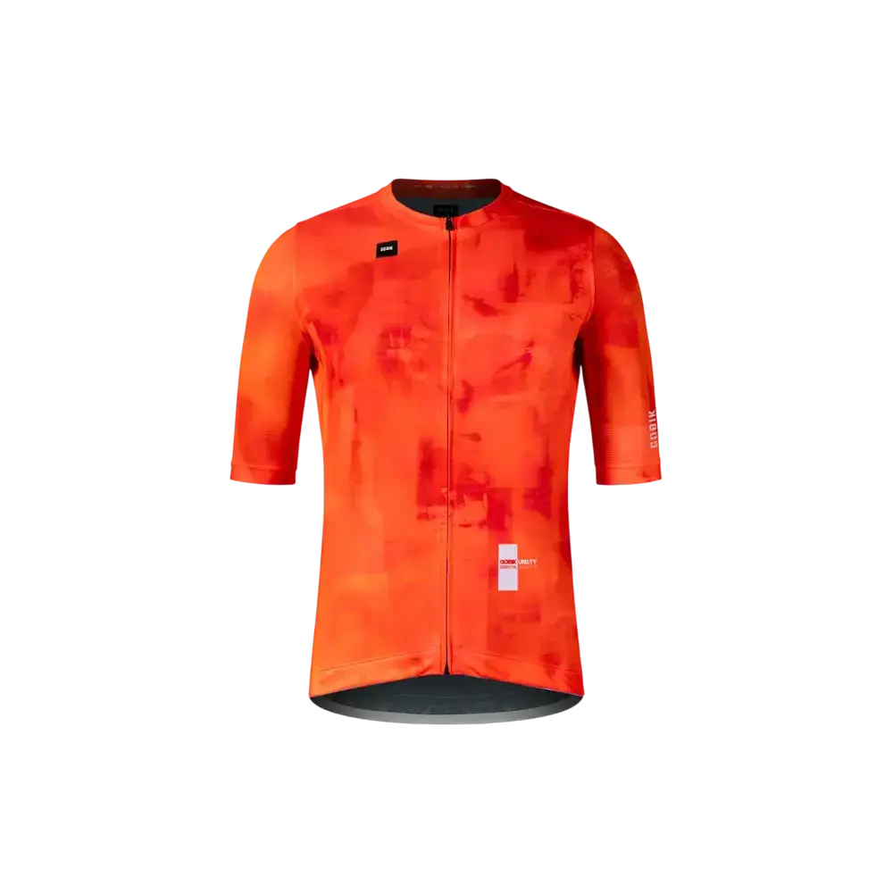 GOBIK Stark Fietsshirt Korte Mouwen Oranje Heren