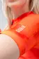 GOBIK Stark Fietsshirt Korte Mouwen Oranje Dames — afbeelding 3