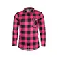 Gobik Plaid Fietsshirt Lange Mouwen LTD Roze