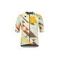 Gobik Attitude 2.0 Fietsshirt Korte Mouwen Heren Beige/Multi