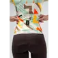 Gobik Attitude 2.0 Fietsshirt Korte Mouwen Dames Beige/Multi