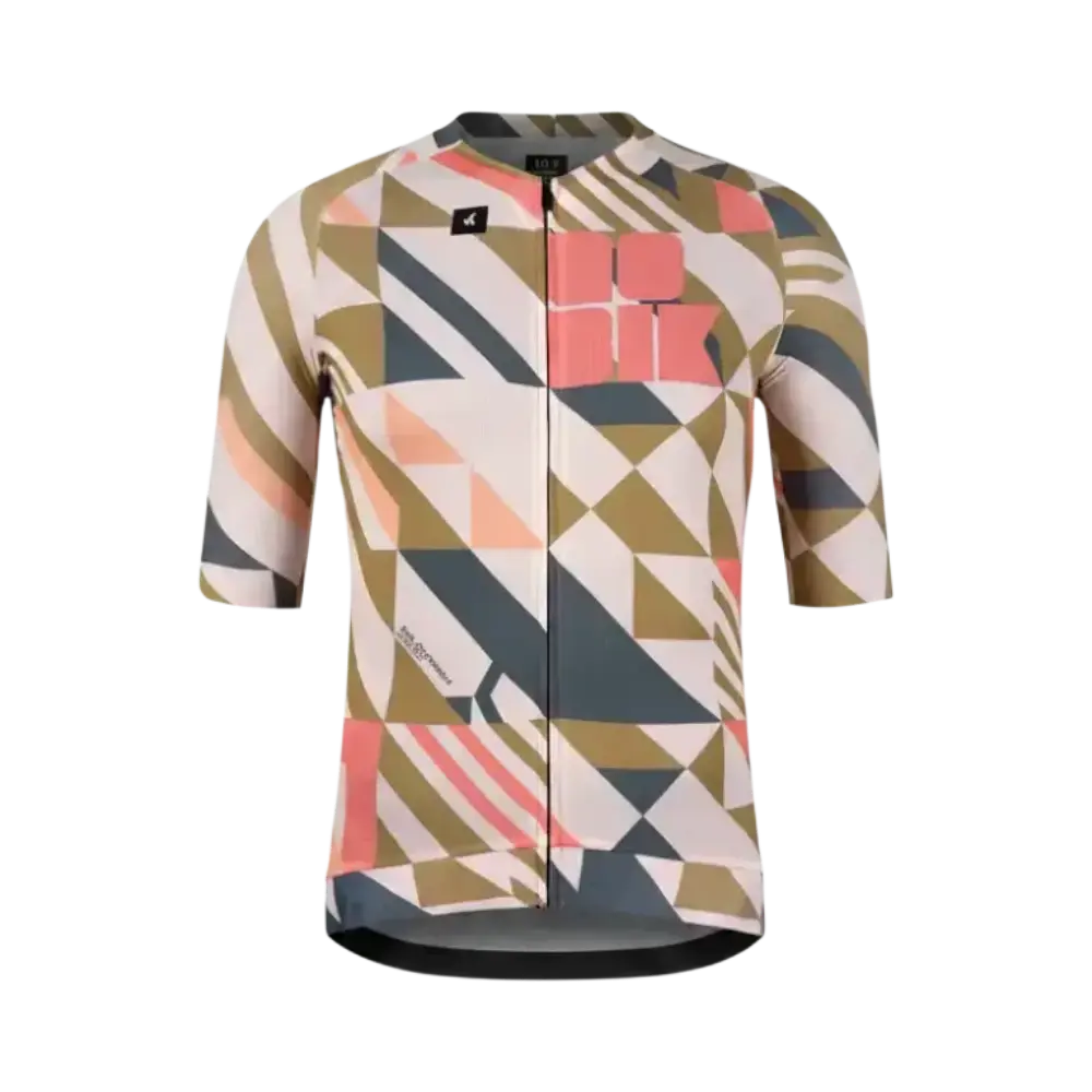 GOBIK CX Pro 4.0 Fietsshirt Korte Mouwen Beige/Multi