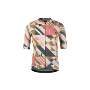 Gobik CX Pro 4.0 Fietsshirt Korte Mouwen Beige/Multi