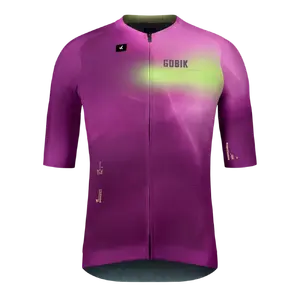 Gobik CX Pro 4.0 Fietsshirt Korte Mouwen Paars/Groen