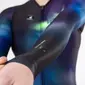 Gobik Vanquish Fietsshirt Lange Mouwen Donkerblauw/Groen