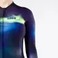 Gobik Vanquish Fietsshirt Lange Mouwen Donkerblauw/Groen