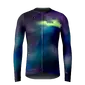 Gobik Vanquish Fietsshirt Lange Mouwen Donkerblauw/Groen
