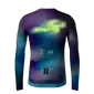 Gobik Vanquish Fietsshirt Lange Mouwen Donkerblauw/Groen