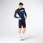 Gobik Vanquish Fietsshirt Lange Mouwen Donkerblauw/Groen