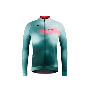 Gobik Hyder Fietsshirt Lange Mouwen Groen/Roze Heren
