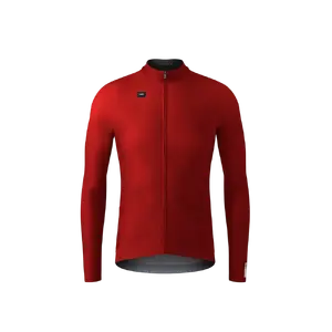 Gobik Weezer Fietsshirt Lange Mouwen Rood Heren