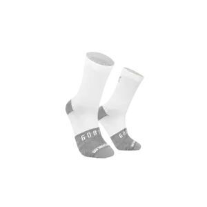 GOBIK Merino Winter Fietssokken Wit/Grijs