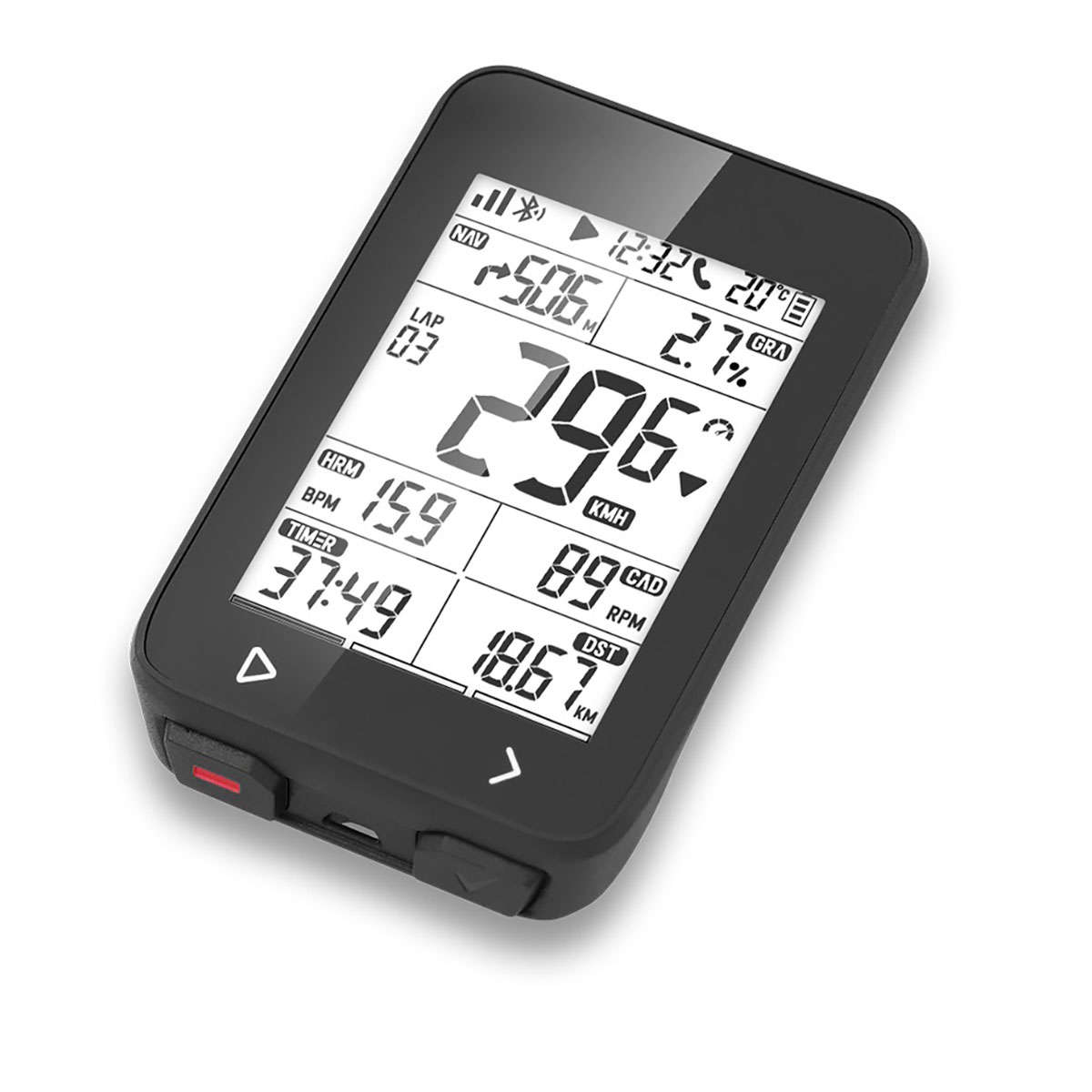 アクセサリー iGPSPORT GPS Bike Computer iGS320 IGPsport iGS320 GPS Fietscomputer Zwart