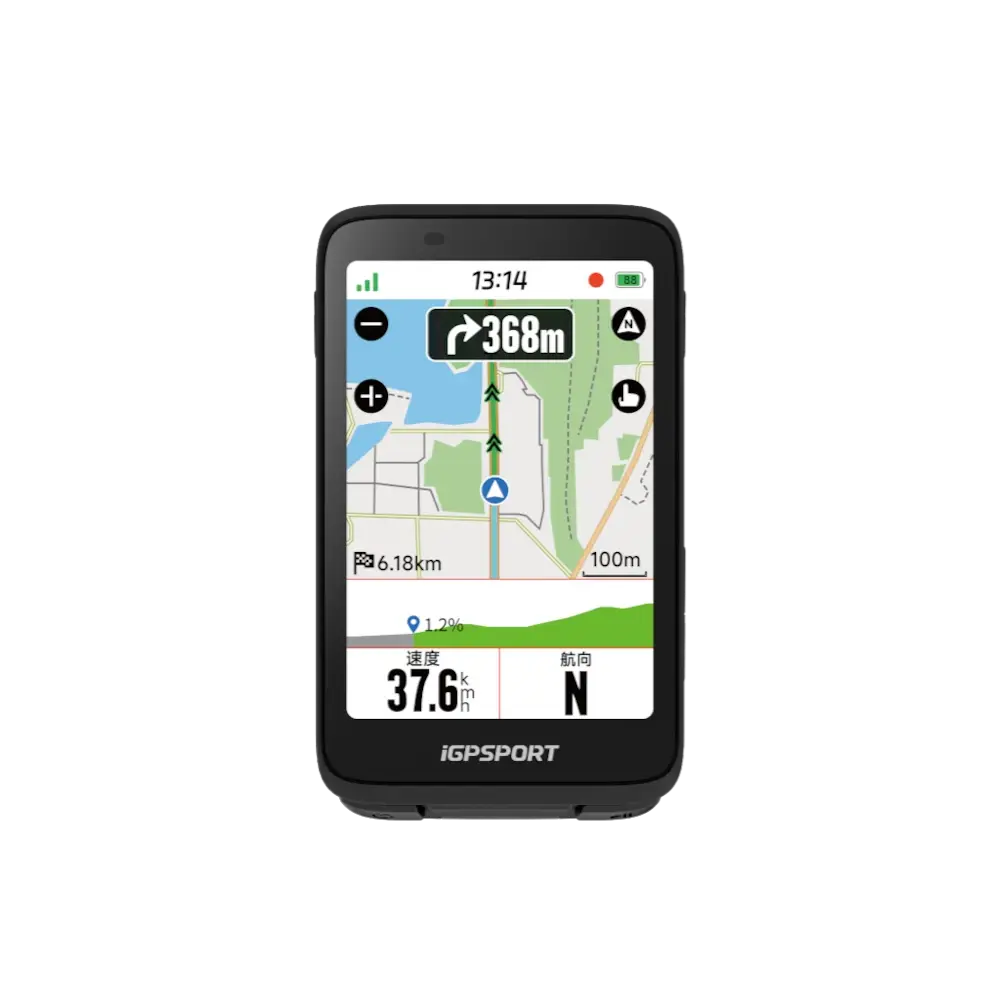 IGPSPORT BiNavi GPS Fietscomputer Zwart