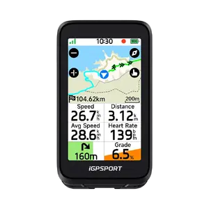 IGPSPORT BiNavi Air GPS Fietscomputer Zwart