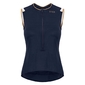 SHER Fulmine 3/4 Zip Fietsshirt Zonder Mouwen Donkerblauw Dames