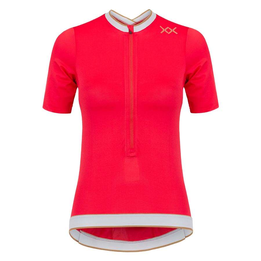 SHER Pura 2.0 Fietsshirt Korte Mouwen Rood Dames