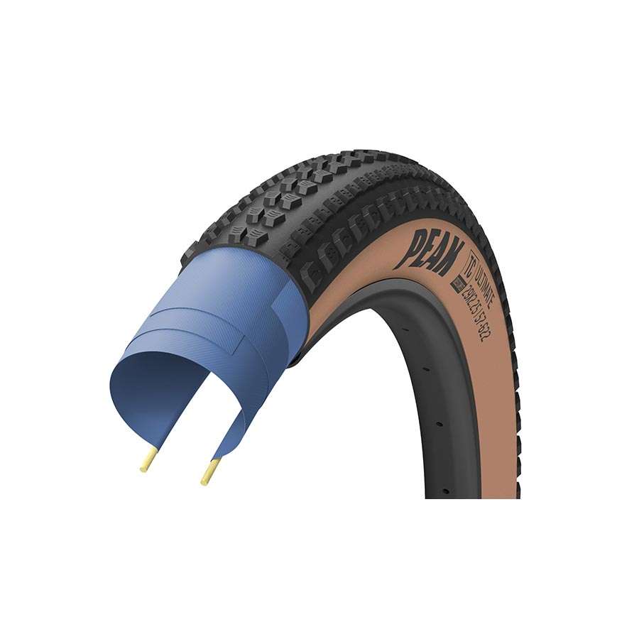 Goodyear Peak Ultimate TLR MTB Buitenband Zwart/Skinwall