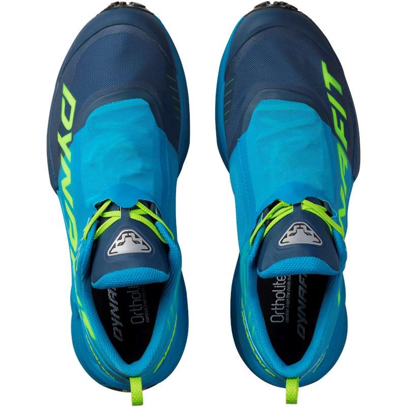 Dynafit Ultra 100 Trail Hardloopschoenen Blauw/Donkerblauw/Groen Heren