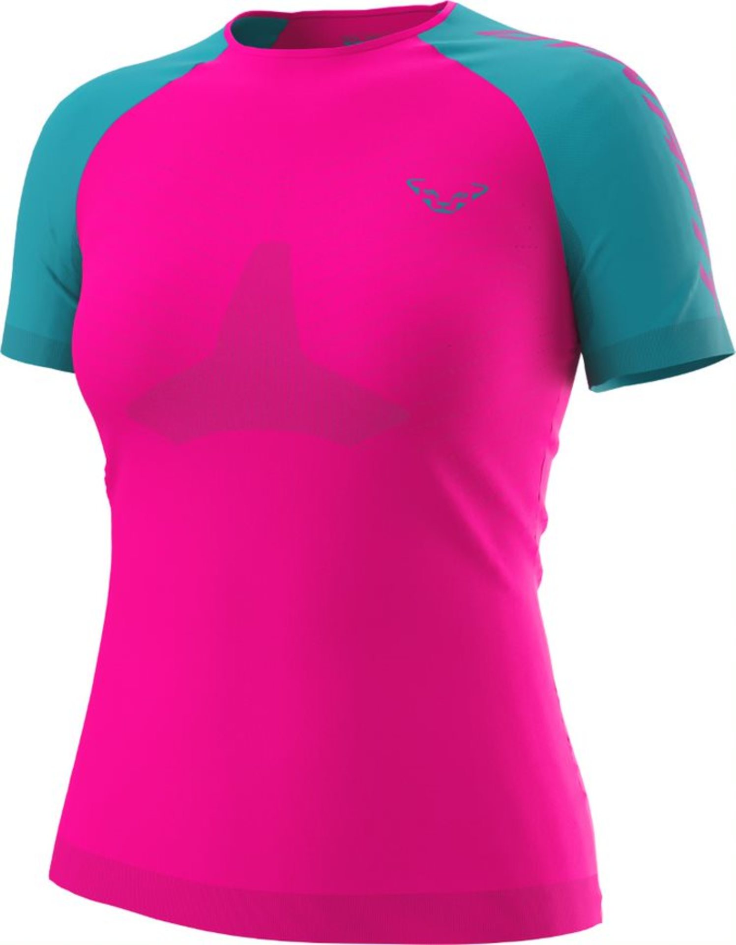 Dynafit Ultra 3 S-Tech Hardloopshirt Korte Mouwen Roze/Blauw Dames