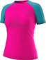 Dynafit Ultra 3 S-Tech Hardloopshirt Korte Mouwen Roze/Blauw Dames