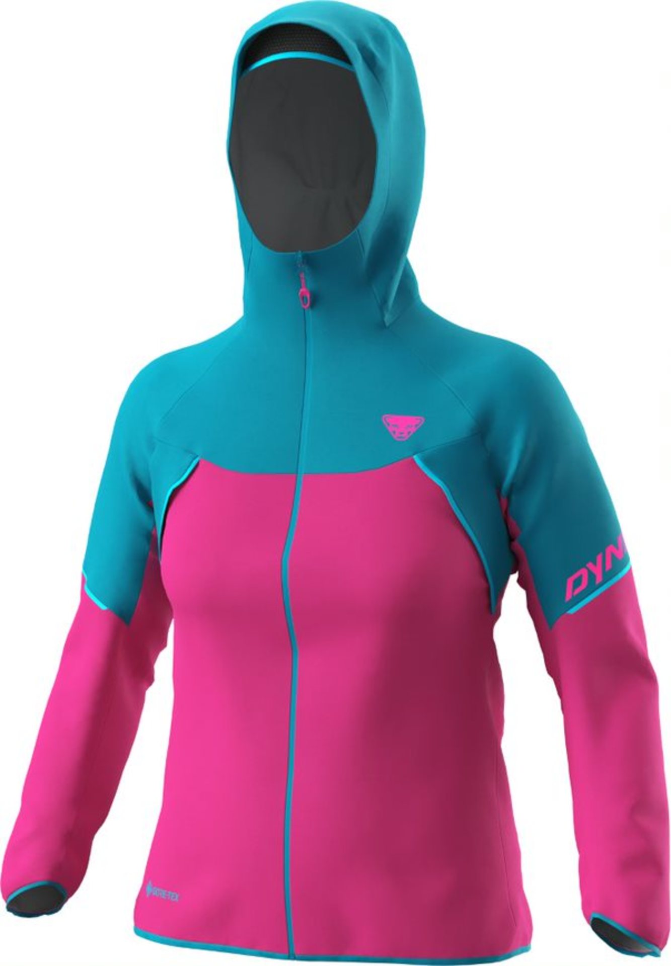 Dynafit Alpine GTX Hardloopjack Roze/Blauw Dames