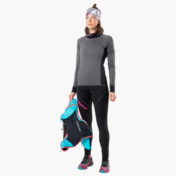 Dynafit Alpine Hardloopshirt Lange Mouwen Blauw Dames