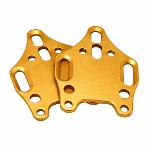 magped ROAD Metallic Schoenplaatjes Metaal/Goud