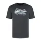 Woolpan Endless Merino T-Shirt Lightweight Mountains Dark Grey
