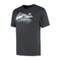 Woolpan Endless Merino T-Shirt Lightweight Mountains Dark Grey