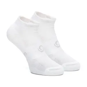 Woolpan Endless Merino Ankle Socks White